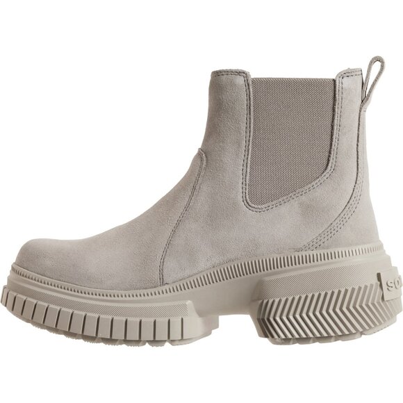 NEW SOREL Ona Ave Chelsea Boots - Waterproof, Leather in gray for women 825 7S3 - Picture 5 of 8